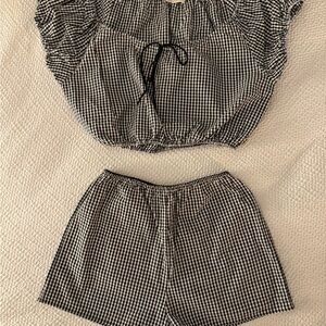 DÔEN Hilary Top and Larena Shorts 2 pieces set